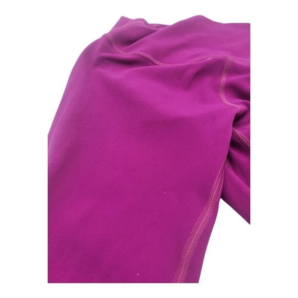 Lululemon Pants Women 6 Align Leggings Deep Purple Cropped Athleisure Crossfit - Picture 3 of 9